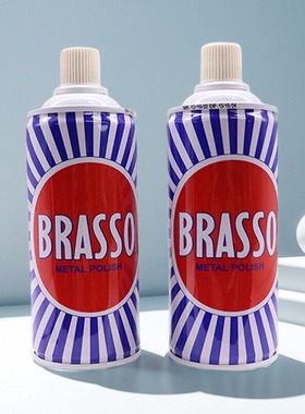 巴素擦铜水BRASSO清洁剂多用途金属擦亮剂400M快速抛光清洗除污剂