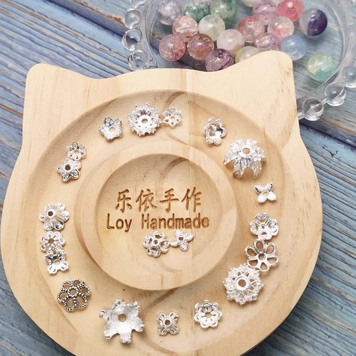 手工古风DIY高保色花托合金