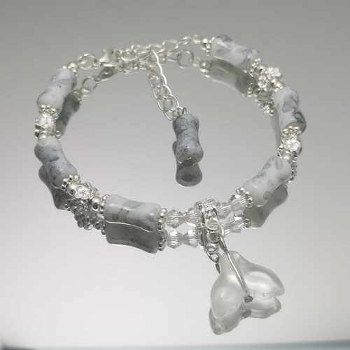 竹节手串竹节琉璃手链原创设计