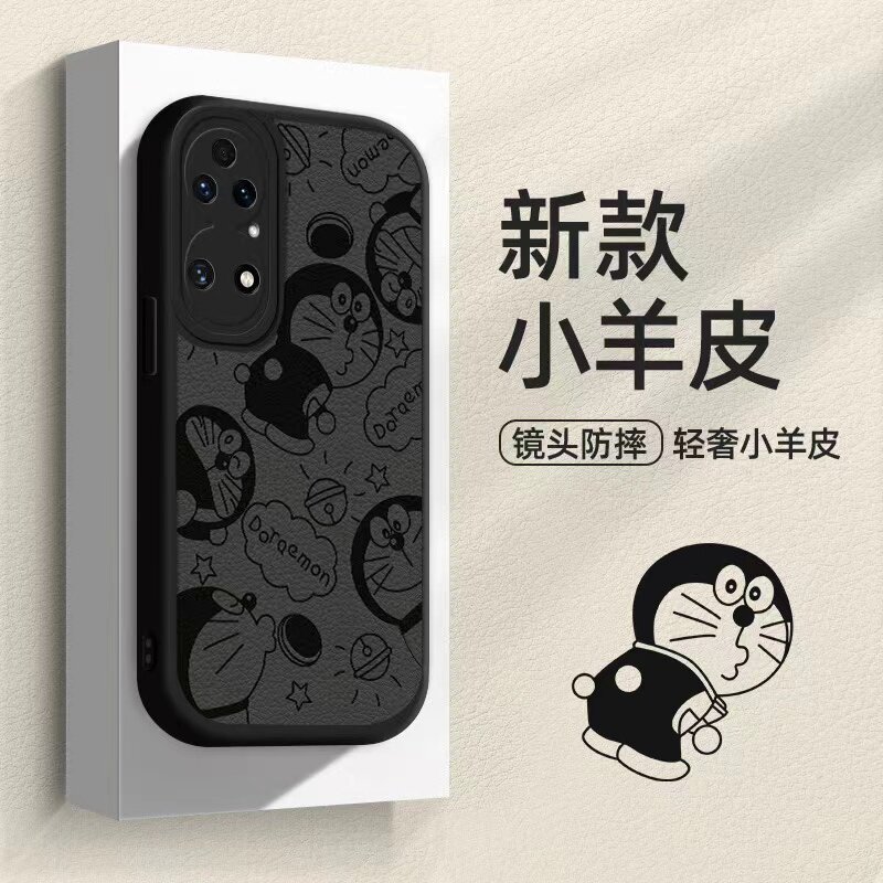 机器猫华为p50pro手机壳适用p40小众pro硅胶p30保护套一件代发p60