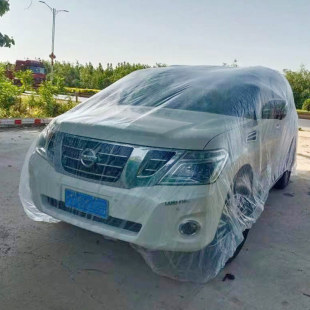 汽车一次性PE薄膜车衣车罩防雨罩轻便雨天轿车SUV通用