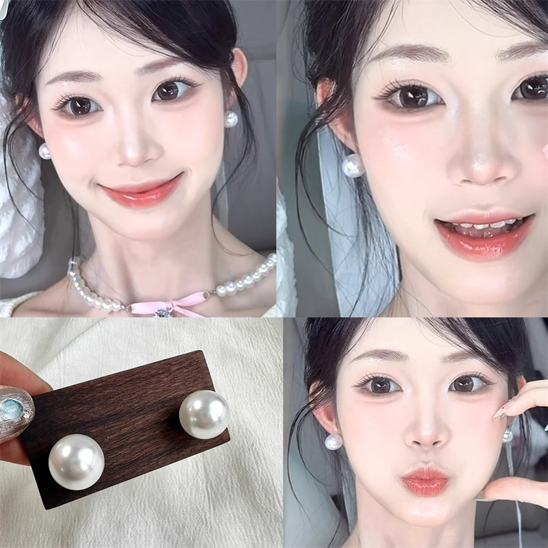 高级感珍珠耳钉女小众设计感耳环气质时尚2025年新款爆款百搭耳饰,饰品/流行首饰/时尚饰品新,耳钉,淘宝优惠券,粉丝福利购,淘宝优惠卷