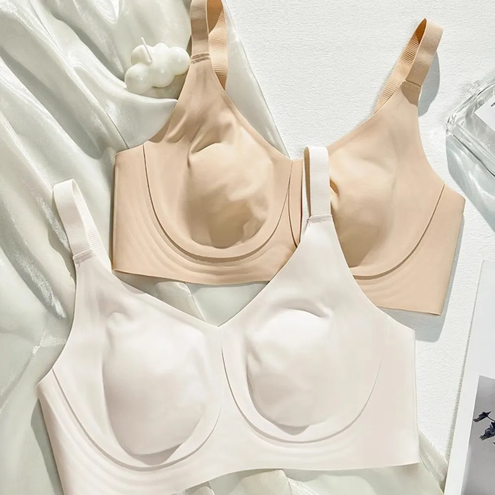 无痕内衣女大胸显小胸薄款大码上托防下垂收副乳夏季兔耳朵文胸罩,女士内衣/男士内衣/家居服,文胸,淘宝优惠券,粉丝福利购,淘宝优惠卷