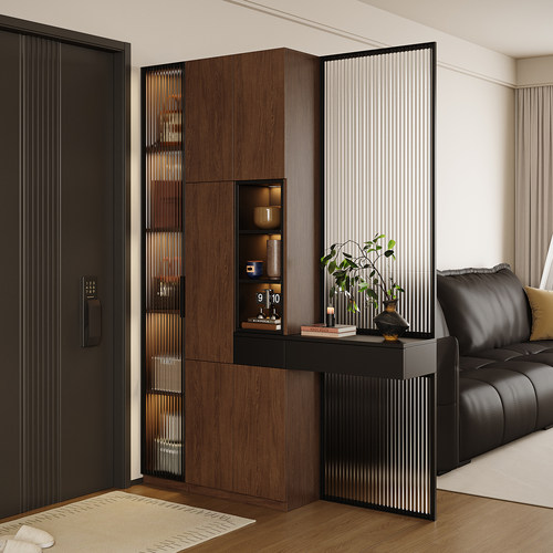 檀奥法式复古中古风玄关柜鞋柜