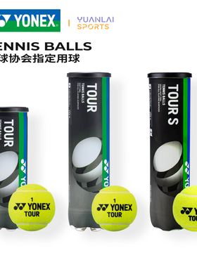 YONEX尤尼克斯网球TR34专业控制稳定耐磨专业TP4比赛训练胶罐球