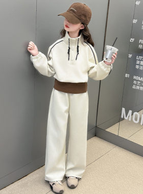 休闲纯棉两件套春秋假两件女套装