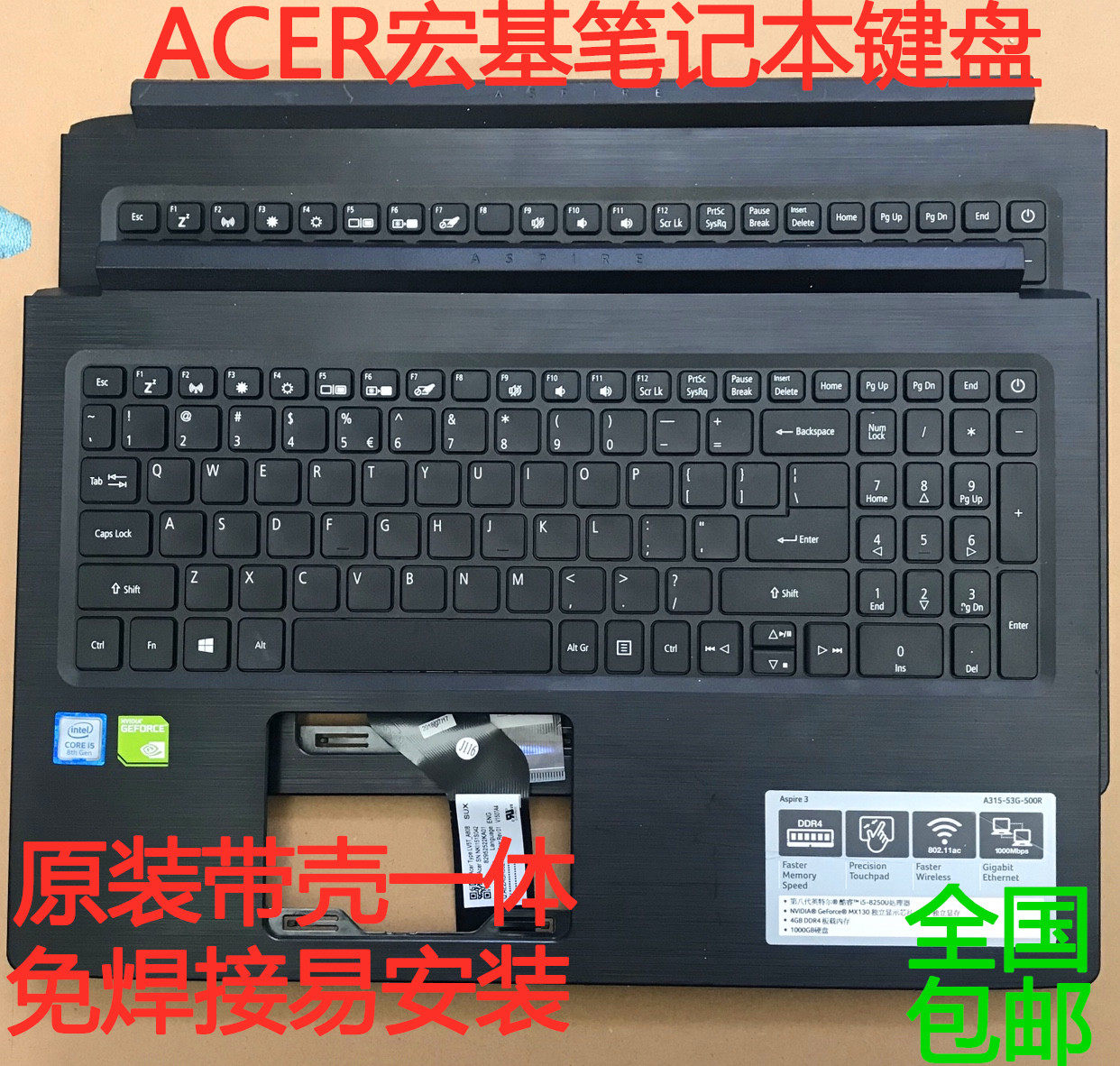 TASTIERA ITALIANA PER ACER ASPIRE A315-41-R5KU A315-41-R6 NERA - Foto 6