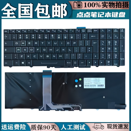 适用 神舟蓝天P775DM P751ZM P870 P770DM 笔记本键盘更换