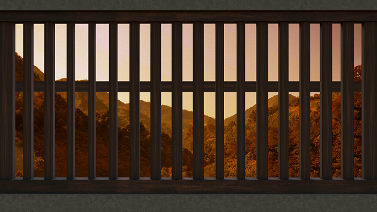 江姐绣红旗栅栏牢笼牢房监狱旧时代窗外高清led大屏幕舞台静态图