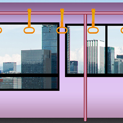 高清led大屏幕舞台背景公交车内室场景小品车里面虚拟静态图片