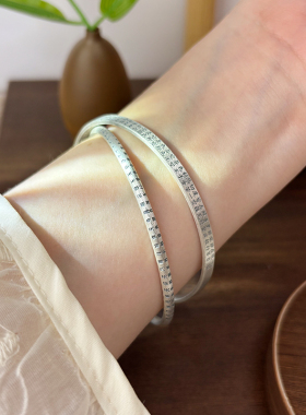 航达银匠足银999实心闭口心经