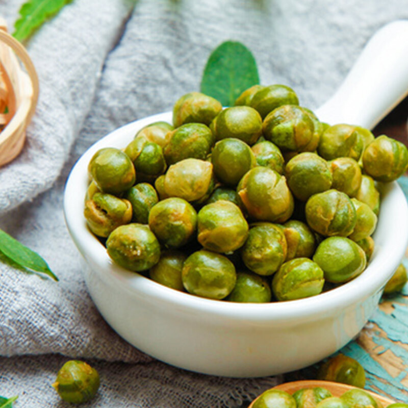 新边界蒜香青豆400g坚果炒货熟制青豌豆休息零食小吃下酒菜