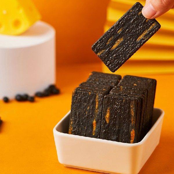 宅猫日记黑金芝士脆饼干118g休闲零食网红小吃