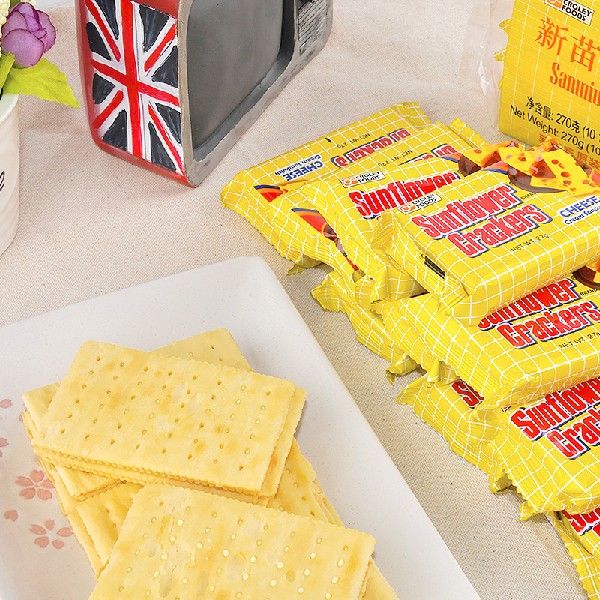 新苗向日葵（Sanmiusunflower）菲律宾进口乳酪芝士夹心饼干270