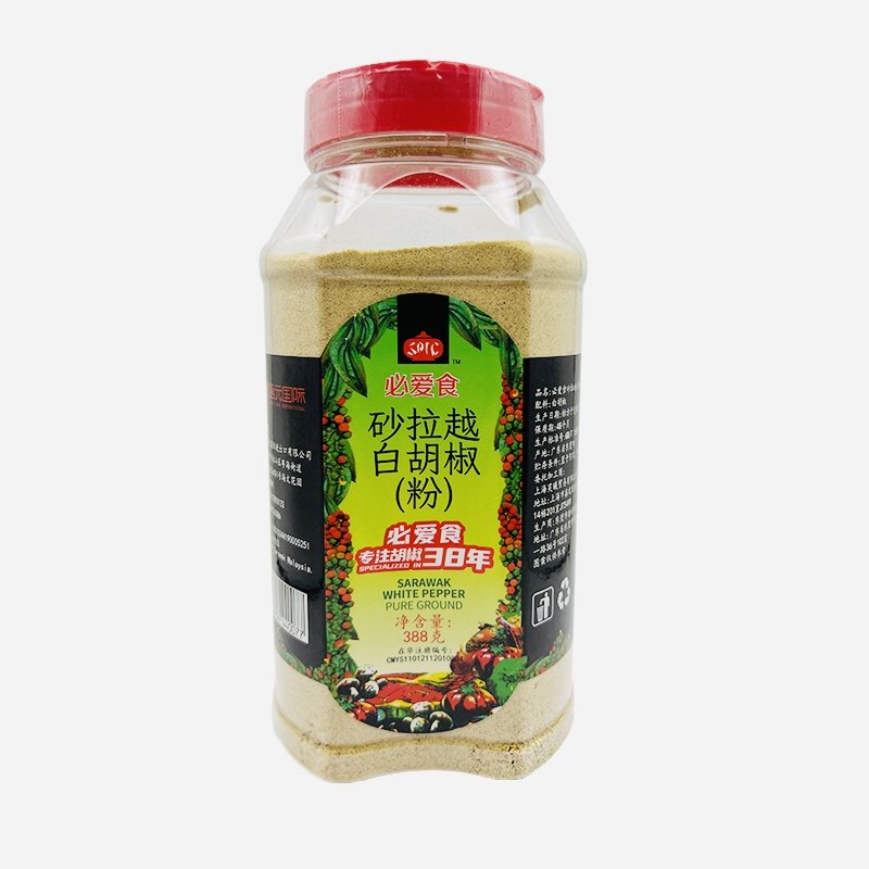 包邮纯正必爱食388g马来西亚砂拉越白胡椒粉调味料