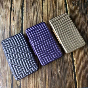 鲁宾斯基lubinski太空铝合金材质3CM厚度旅行便携雪茄盒