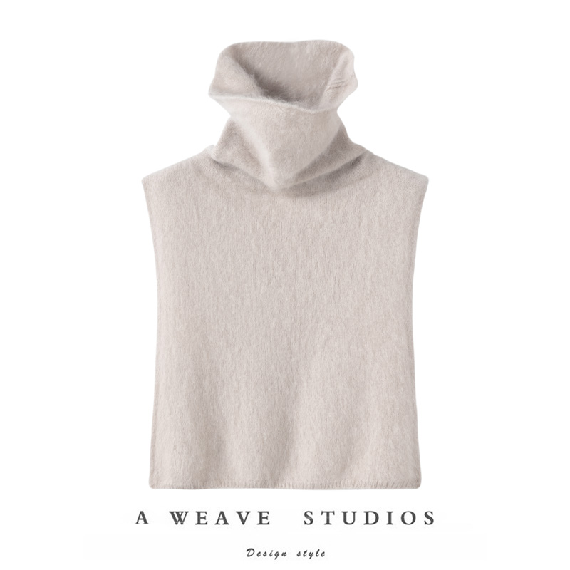 萨琪尼/ding级拉毛100%纯山羊绒 御寒百搭实用叠穿背心/针织毛衣