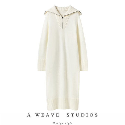 纯山羊绒衫女V领中长款秋冬