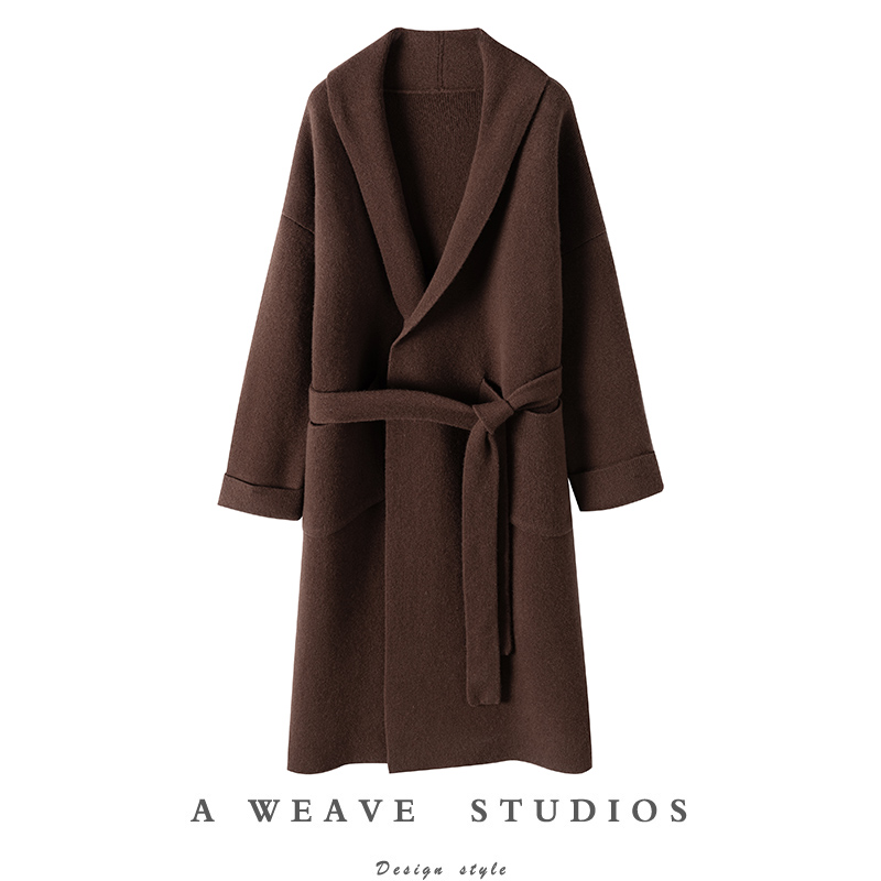 强烈推荐上身爆美大衣全羊绒开衫