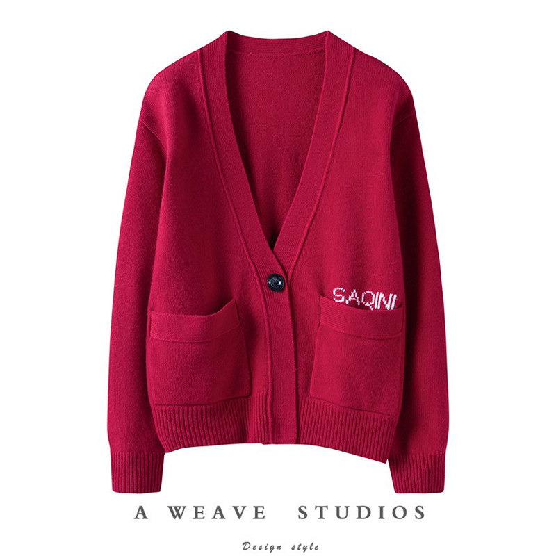 萨琪尼2026新款外套羊绒针织开衫女纯羊绒毛衣外套冬,女装/女士精品,羊绒衫,淘宝优惠券,粉丝福利购,淘宝优惠卷
