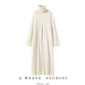 2025秋冬女纯山羊绒高领长款 设计师推荐 优雅气质一穿美 上衣毛衣