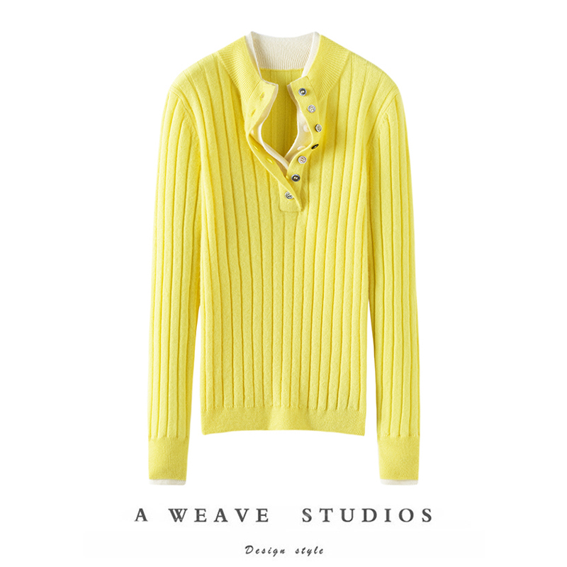 纯羊绒毛衣针织打底衫套头秋冬