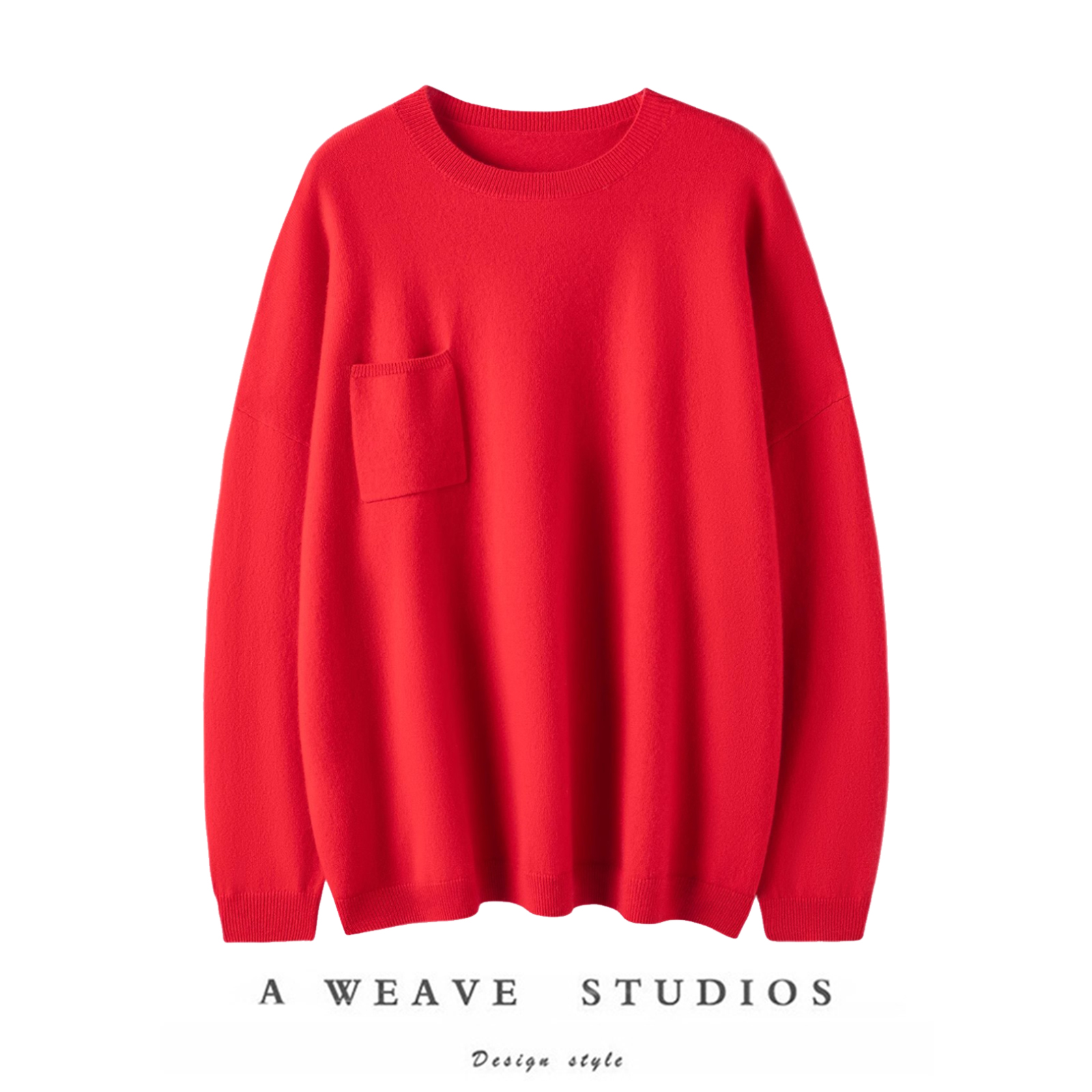 羊绒毛衣套头针织衫宽松