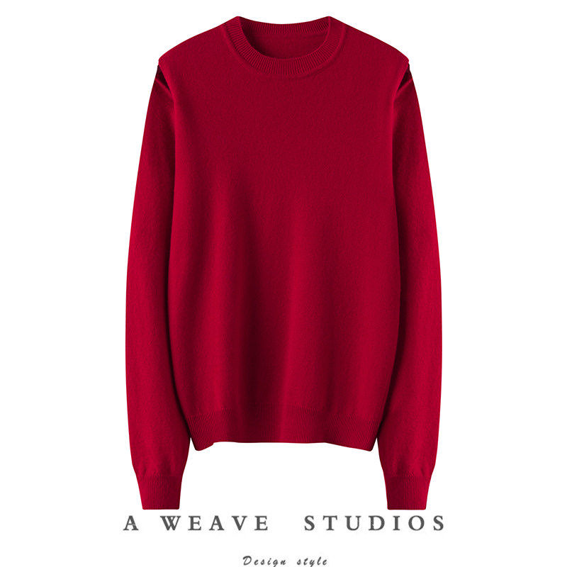 上身方知美！肩部镂空圆领羊绒衫女纯羊绒毛衣套头针织打底衫秋冬,女装/女士精品,羊绒衫,淘宝优惠券,粉丝福利购,淘宝优惠卷