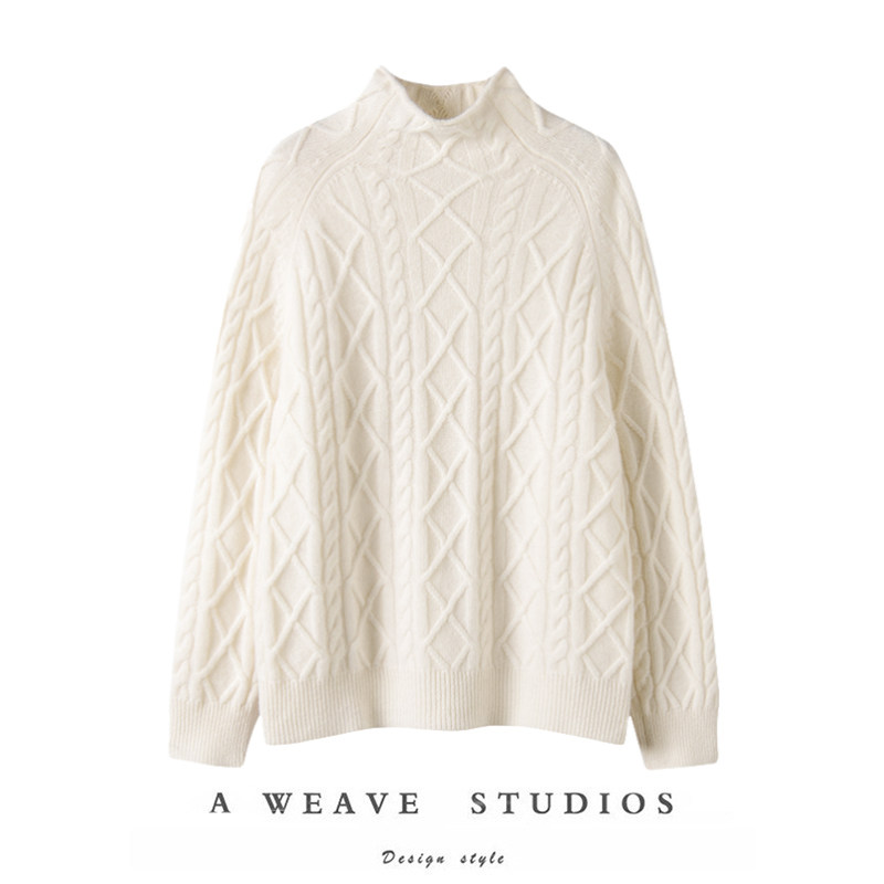 难挡它的人气！100纯羊绒女套头保暖高领气质绞花打底衫针织上衣,女装/女士精品,羊绒衫,淘宝优惠券,粉丝福利购,淘宝优惠卷