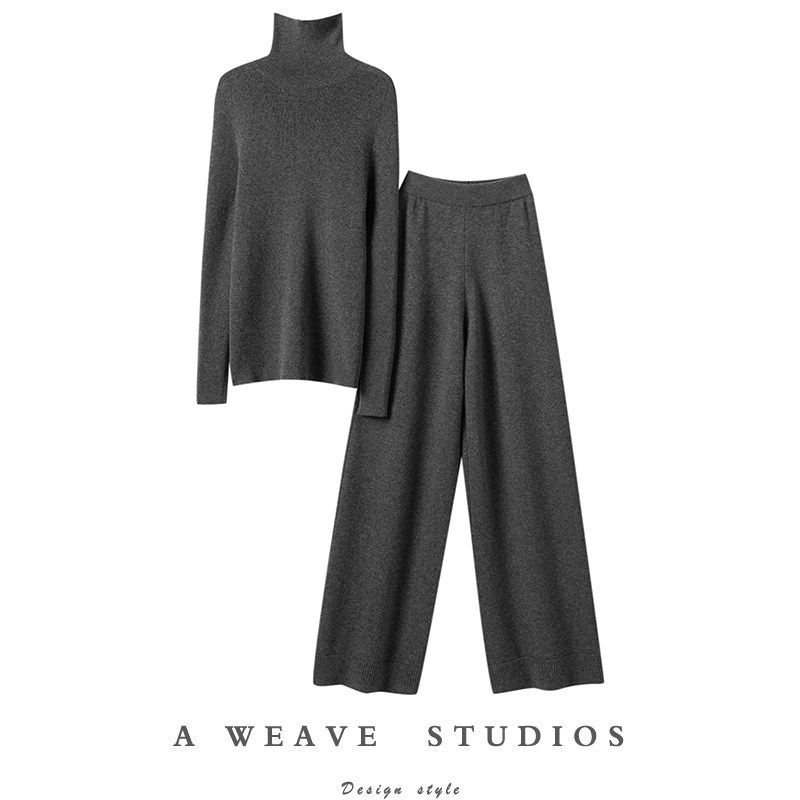 惊艳到无法拒绝~高领羊绒衫女纯羊绒毛衣直筒阔腿裤子羊绒套装,女装/女士精品,羊绒衫,淘宝优惠券,粉丝福利购,淘宝优惠卷