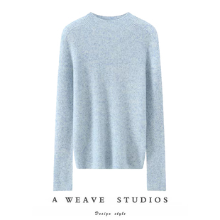 柔软到心里~100纯羊绒衫女毛衣一线成衣修身针织打底衫半高领套头