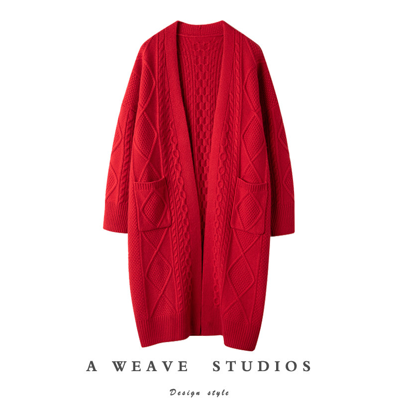 万般喜欢它！重磅930g大克重加厚羊绒开衫女绞花纯羊绒毛衣外套,女装/女士精品,羊绒衫,淘宝优惠券,粉丝福利购,淘宝优惠卷