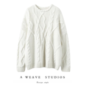 加厚圆领100%纯羊绒衫 这版 我沦陷了 女纯羊绒毛衣女宽松外穿冬