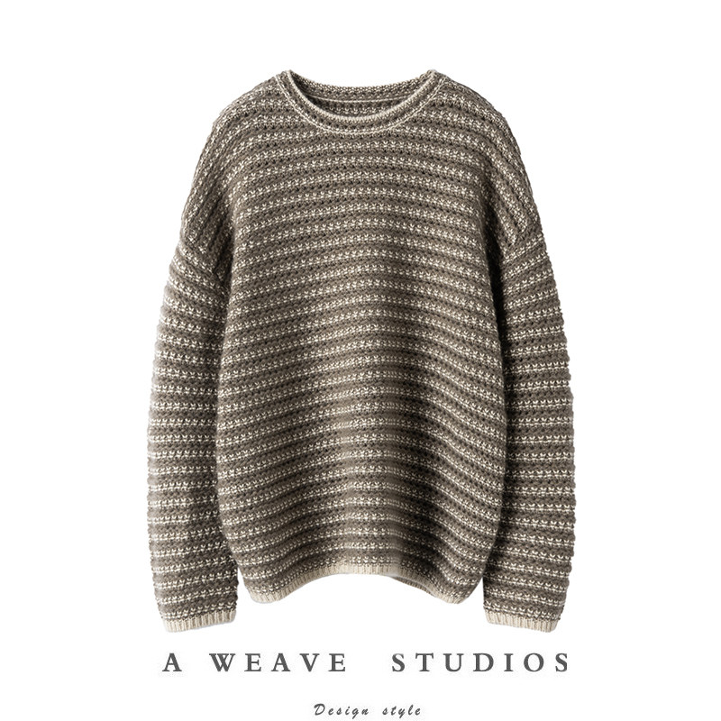 优美气质难自弃~镂空纯羊绒衫女秋冬圆领挑花宽松加厚羊绒衫毛衣,女装/女士精品,羊绒衫,淘宝优惠券,粉丝福利购,淘宝优惠卷