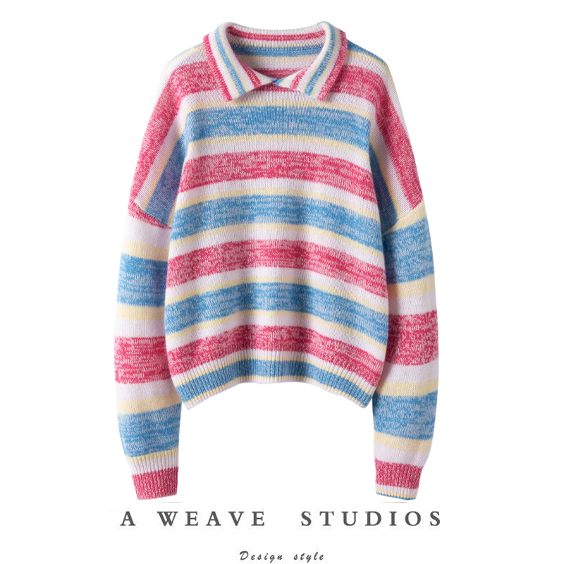 羊绒衫这件简直减龄马卡龙