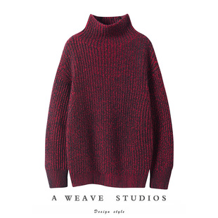 喜欢不需犹豫~2025新款纯山羊绒衫女半高领针织套头羊绒毛衣