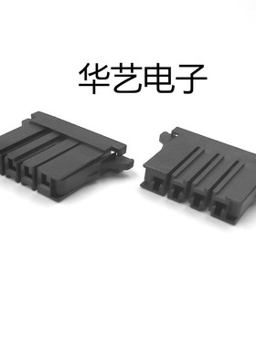 原装AMP D-3 黑色4孔接头 1-178128-4 电机连接器插头