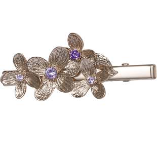 AIQILA哎奇啦小众花意系列绣球花朵刘海夹侧边发夹子鸭嘴夹发卡