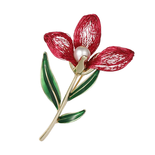 AiQILA哎奇啦木棉花原创手工胸针高级感别针复古胸花设计感小众