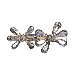 AiQILA哎奇啦头颅顶发夹高级感发量少韩式半扎发仿水晶小号顶夹