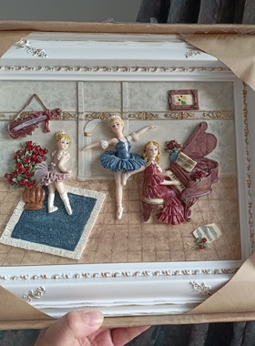 老货芭蕾舞女孩摆件