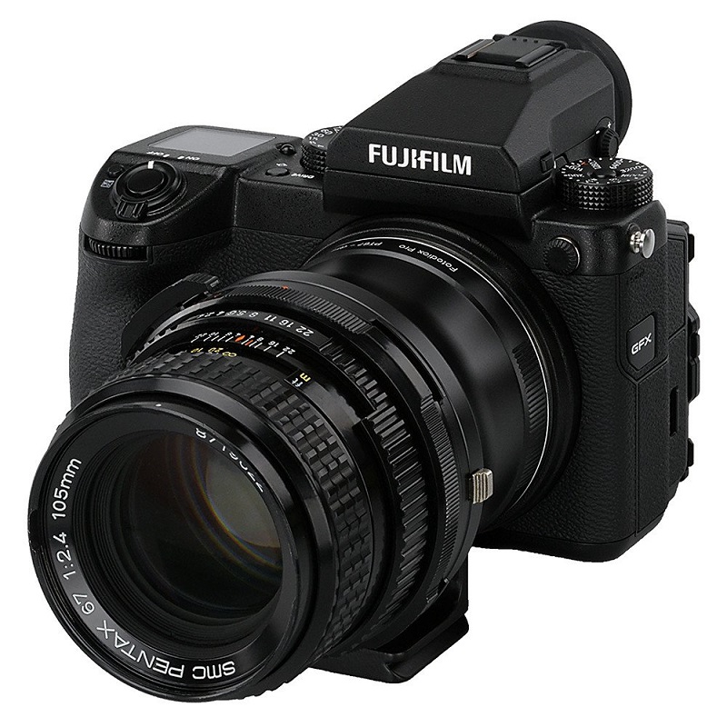 适用于 宾得Pentax67镜头转富士GFX转接环P67-GFX 50S 100S转接环