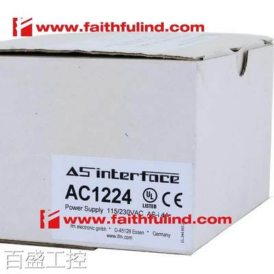 Ifm AC1224 易福门全新AS-I 电源模块 115/230VAC 4A