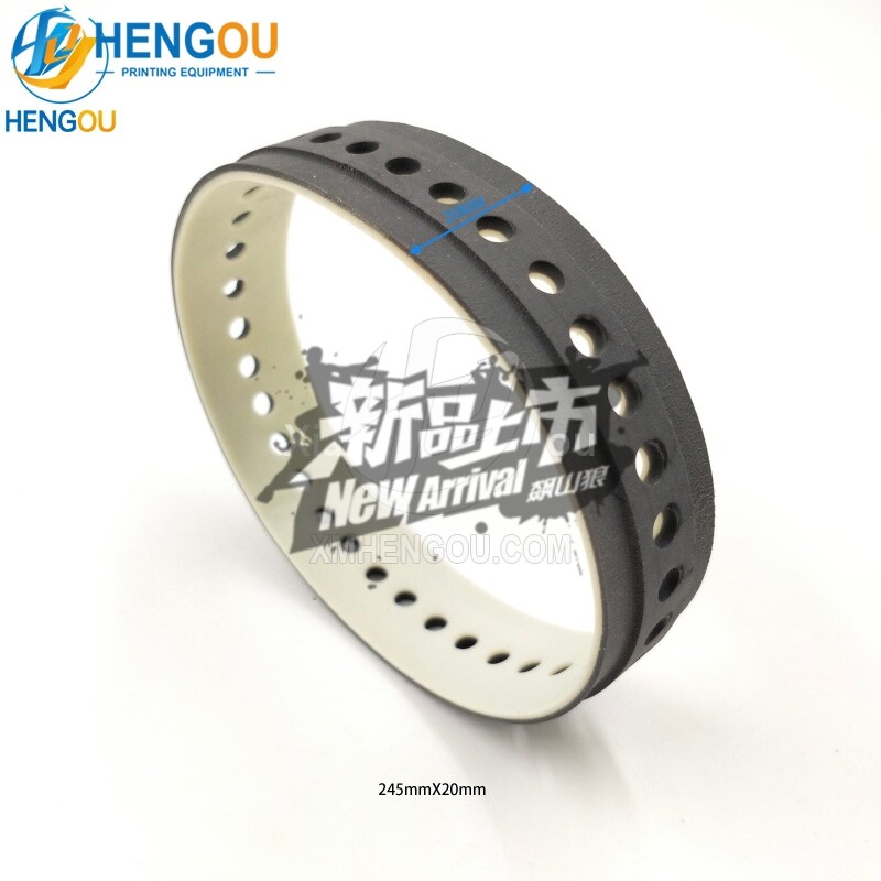 F4.614.821 F4.614.831 F4.614.832 海德堡吸风带 白底灰色平皮带