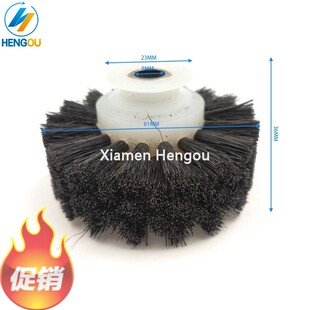 60*36*8高宝印刷机配件105压纸毛轮走纸轮毛滚轮印刷机压纸轮毛轮