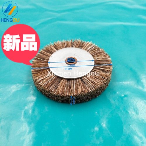 小森机压纸毛轮 罗.兰机毛滚毛刷轮 印刷机压纸走纸毛轮60*6mm