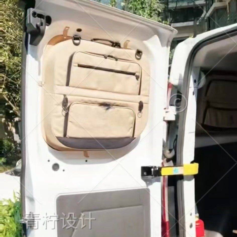 适用于福特新全顺短轴低顶,中轴中顶尾门车载收纳包户外露营
