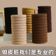 黑色简约无缝发绳高弹耐用头绳无痕扎马尾发圈不伤发丸子头粗皮筋
