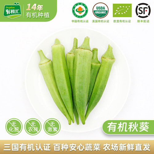 有机新鲜水果现摘现发500g黄秋葵