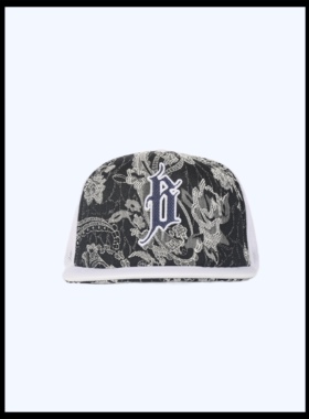 BrokenSword 美式嘻哈街头贴布刺绣腰果花卡车网帽平沿棒球帽男女